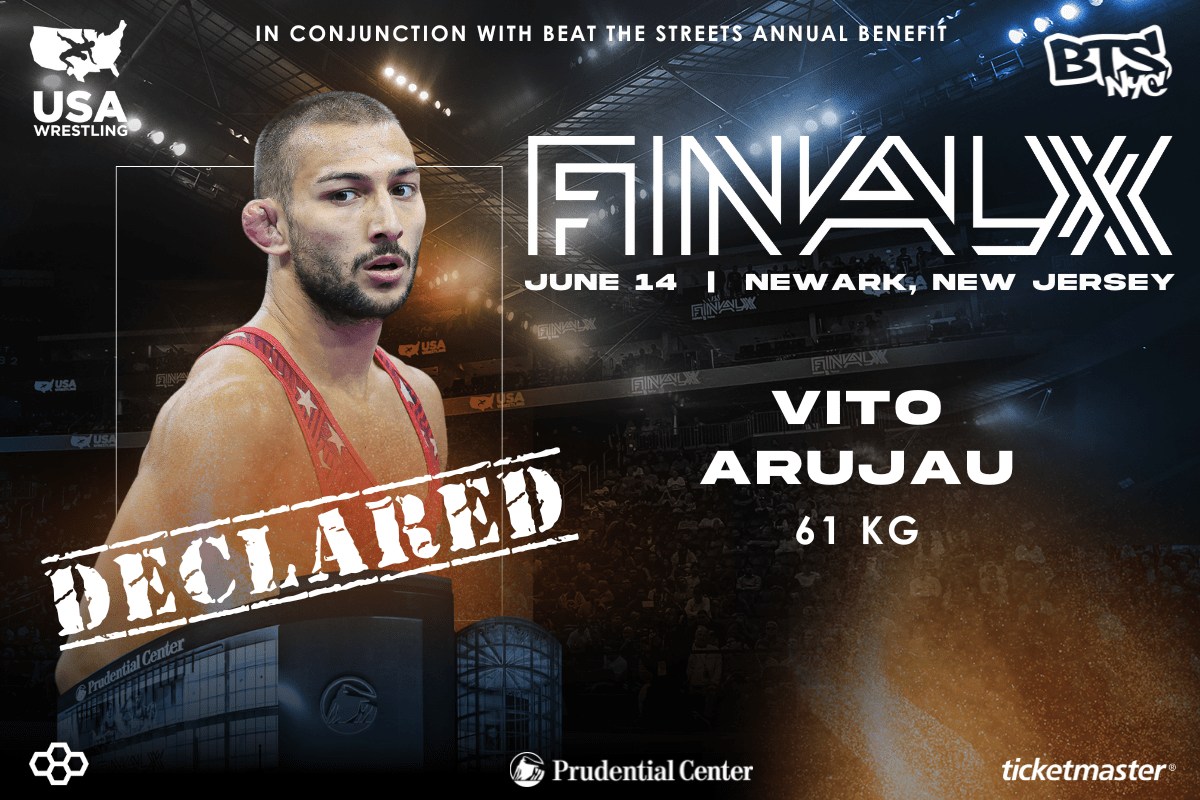 USA Wrestling | Vito Arujau accepts 2025 Final X berth at 61 USA Wrestling | Vito Arujau accepts 2025 Final X berth at 61